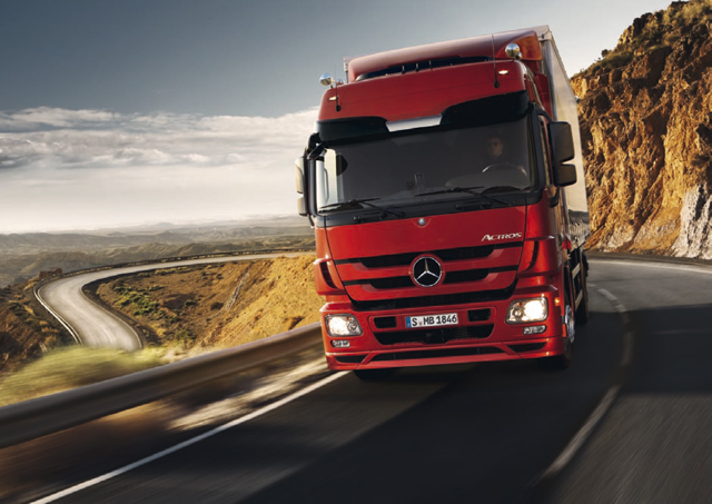 Комфортабельность грузовых автомобилей Mercedes Actros