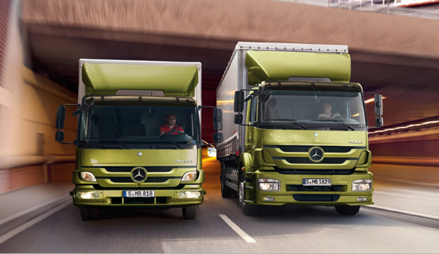 Комфортабельность грузовых автомобилей Mercedes Atego